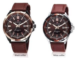 Planet Gates black Men Quartz Watches Leather Waterproof Analog Watches Mens Date Casual Clock Rome Time Relogio Masculino