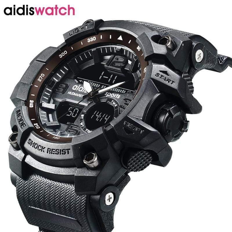 Planet Gates black Men's sports watches waterproof military LED digital quartz electronic children watch men clock relogio masculino