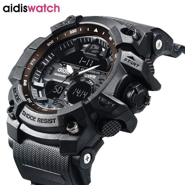 Planet Gates black Men's sports watches waterproof military LED digital quartz electronic children watch men clock relogio masculino