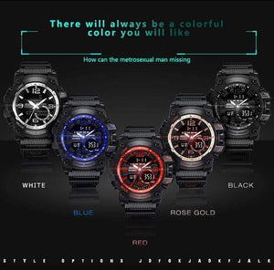 Planet Gates black Men's sports watches waterproof military LED digital quartz electronic children watch men clock relogio masculino