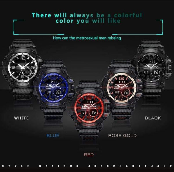 Planet Gates black Men's sports watches waterproof military LED digital quartz electronic children watch men clock relogio masculino