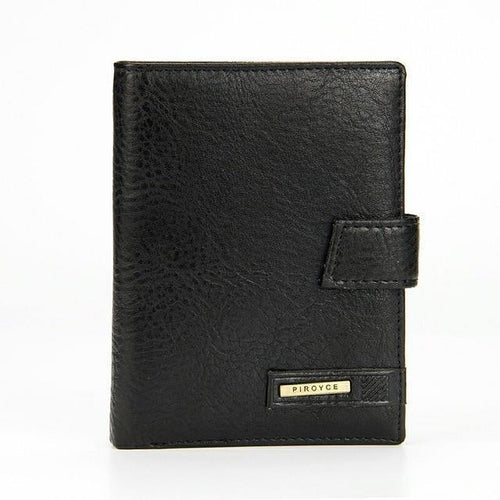 Planet Gates Black Men's wallet high quality hasp passport purse for male New arrival vintage card holder with coin pocket