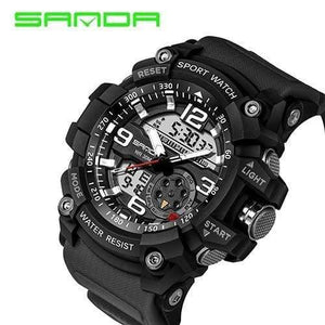 Planet Gates Black Men's Watches Top Brand Luxury Military Quartz Watch Men Waterproof S Shock Wristwatches relogio masculino