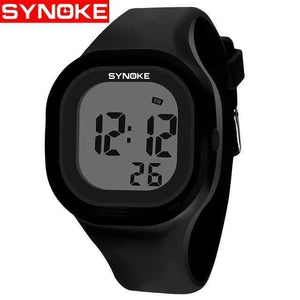 Planet Gates Black Men's Women's Kids Electronic Watches Girls Solid Clock Watches Color Wristwatches Repeater Digital Watch Waterproof