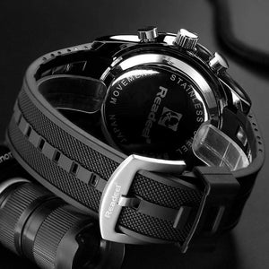 Planet Gates Black Men Watch LED Display Luxury Sports Watches Digital Military Men's Quartz Wristwatches Relogio Masculino
