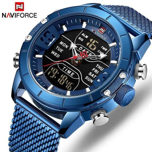 Planet Gates Black Men Watch Top Luxury Brand Man Military Sport Quartz Wrist Watches Stainless Steel LED Digital Clock Relogio Masculino