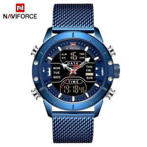 Planet Gates Black Men Watch Top Luxury Brand Man Military Sport Quartz Wrist Watches Stainless Steel LED Digital Clock Relogio Masculino