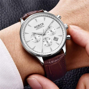 Planet Gates Black Men Watches Auto Date Chronograph Quartz Watch Men Gold Casual Sport Military Wrist Watch