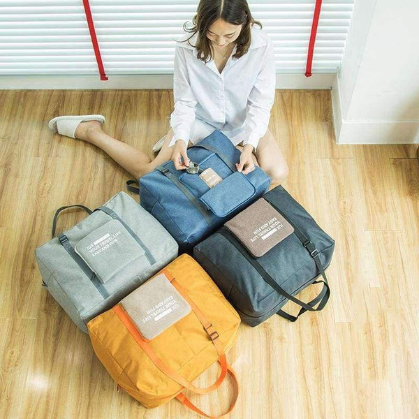 Men WaterProof Travel Bag Nylon Large Capacity Women Bag Folding Travel Bags Hand Luggage Packing Cubes Organizer Free Shipping