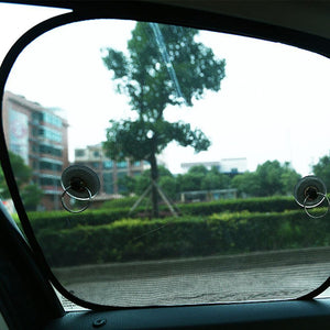 Planet Gates Black Mesh Sunscreen Sun Visor Kids Car Sunscreen UV Protection Sun Visor For Car Window Sunscreen Suction Cups With Storage Bag