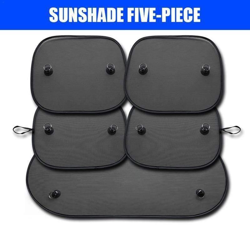 Planet Gates Black Mesh Sunscreen Sun Visor Kids Car Sunscreen UV Protection Sun Visor For Car Window Sunscreen Suction Cups With Storage Bag