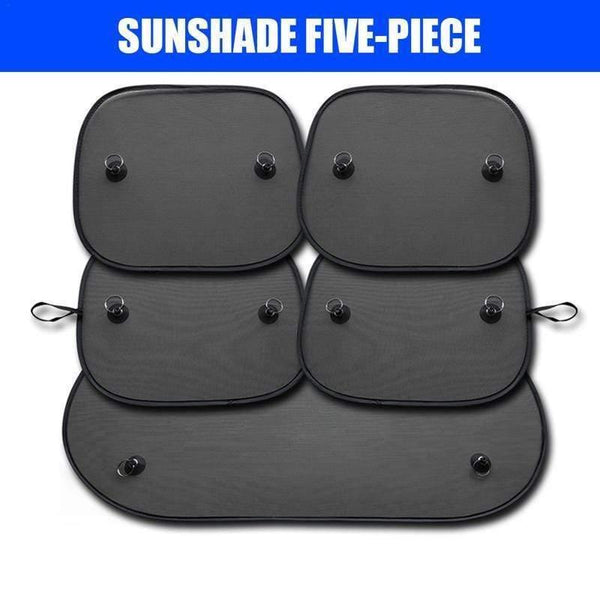Planet Gates Black Mesh Sunscreen Sun Visor Kids Car Sunscreen UV Protection Sun Visor For Car Window Sunscreen Suction Cups With Storage Bag
