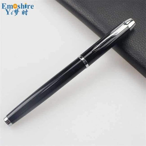 Planet Gates Black Metal Ballpoint Pen Office & School Supplies Stylus Pens Pencils Writing Supplies Roller Ball Point Pens Nice Gift P416