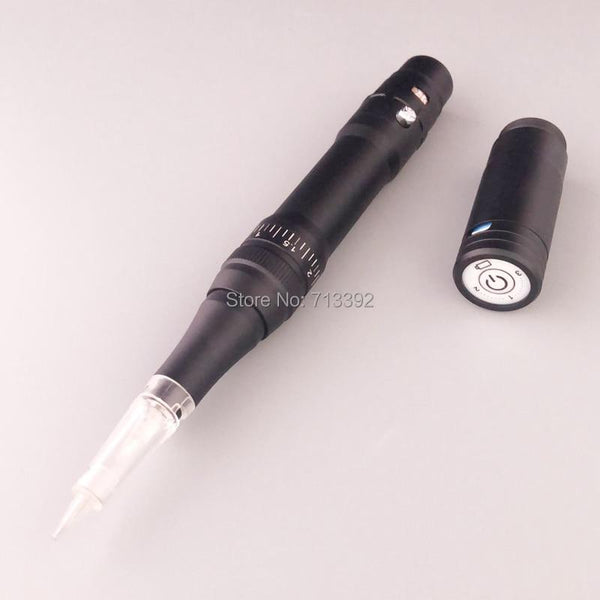 Planet Gates Black Microblading Device Kit Professional Rotary Tattoo PMU Pen Wireless Permanent Makeup Machine For cartridges