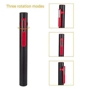 Planet Gates Black Mini COB LED Pen Light USB Rechargeable Working Inspection light Portable Maintenance flashlight Hand Torch lamp With Magnet AA