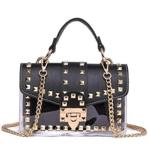 Women Pu Leather Small Handbags Famous Brand Rivet Bag Shoulder Bag For Lady High Quality