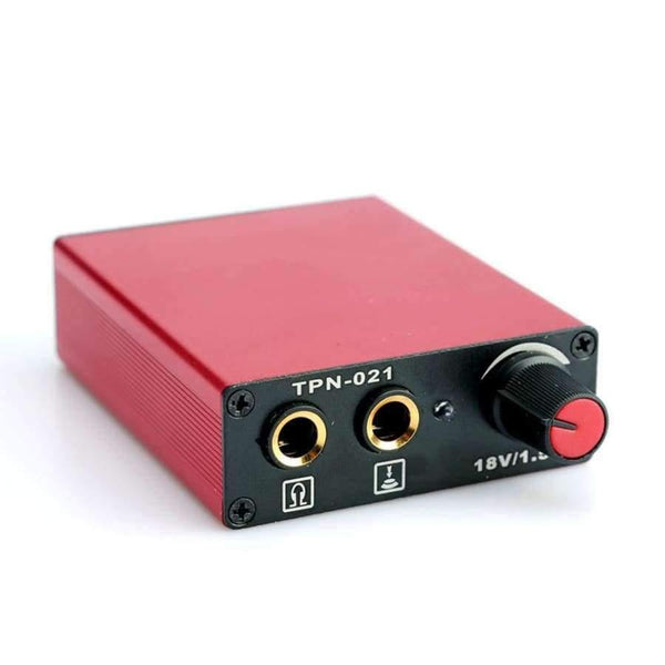 Planet Gates Black Mini Tattoo Power Supply Motor for Permanent Makeup Pen Rotary Tattoo Machine Accessory Red  Blue Black Color