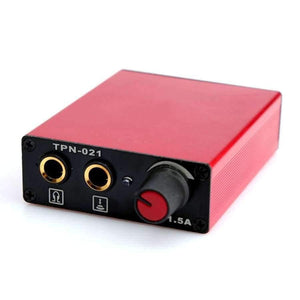 Planet Gates Black Mini Tattoo Power Supply Motor for Permanent Makeup Pen Rotary Tattoo Machine Accessory Red  Blue Black Color