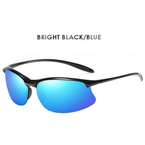 Planet Gates Black- Mirror blue / Original 2022 Top Ultralight TR90 Polarized Sunglasses Anti-UV Driving Men Shades Male Military Sun Glasses Eyewear Goggles Gafas De Sol