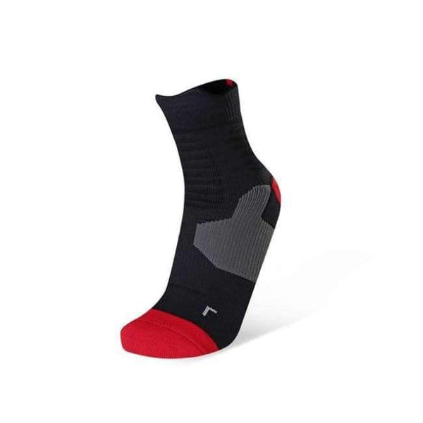 Planet Gates Black mixed Red / 1 pair Socks Towel Bottom Professional Sports Elite Run Socks Men's Women's Thickened Socks Football Adults Knee High Socks