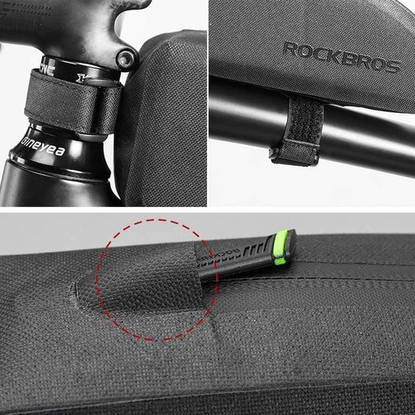 Planet Gates Black / Model S Bicycle Bags Waterproof Cycling Top Front Tube Frame Bag Large Capacity MTB Road Bicycle Pannier Black Bike Accessories