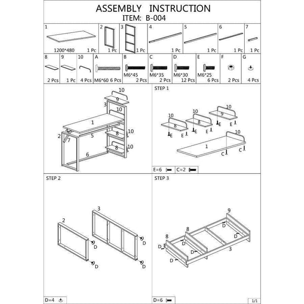 Planet Gates black Modern Home Office Desk Corner Computer PC Table Workstation with Bookcase Shelf Office Furniture Dropshipping