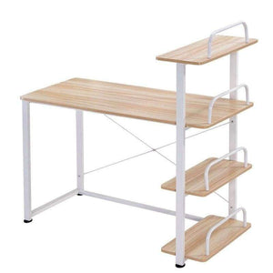 Planet Gates black Modern Home Office Desk Corner Computer PC Table Workstation with Bookcase Shelf Office Furniture Dropshipping