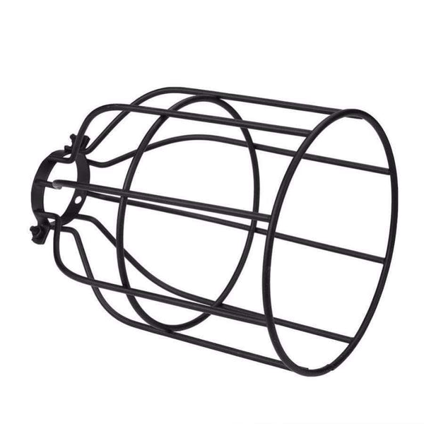 Planet Gates Black Modern Industrial Lampshade Wire Iron Light Cage Metal Guard Vintage Steel Lamp Shade Abajur