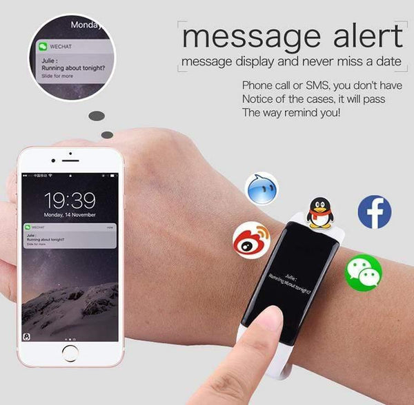 Planet Gates Black Monitor Smart Watches Clock for IOS iPhone Android Lovers' Couple's Blood Pressure Oxygen Smart Wrist Watch