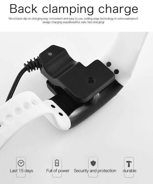 Planet Gates Black Monitor Smart Watches Clock for IOS iPhone Android Lovers' Couple's Blood Pressure Oxygen Smart Wrist Watch