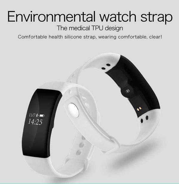 Planet Gates Black Monitor Smart Watches Clock for IOS iPhone Android Lovers' Couple's Blood Pressure Oxygen Smart Wrist Watch