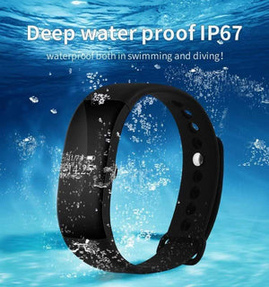 Planet Gates Black Monitor Smart Watches Clock for IOS iPhone Android Lovers' Couple's Blood Pressure Oxygen Smart Wrist Watch