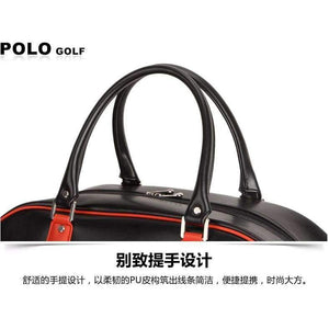 Planet Gates Black New Genuine Polo Brand Golf Bag for Men's Clothing Bag Women PU Bag Large Capacity High-quality