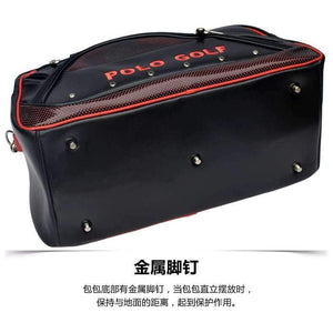 Planet Gates Black New Genuine Polo Brand Golf Bag for Men's Clothing Bag Women PU Bag Large Capacity High-quality