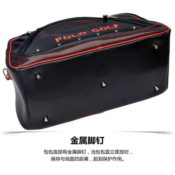 Planet Gates Black New Genuine Polo Brand Golf Bag for Men's Clothing Bag Women PU Bag Large Capacity High-quality
