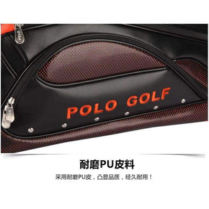 Planet Gates Black New Genuine Polo Brand Golf Bag for Men's Clothing Bag Women PU Bag Large Capacity High-quality