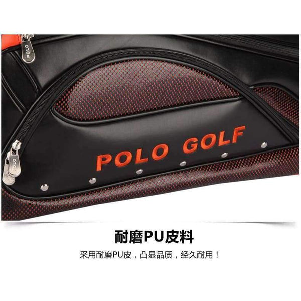 Planet Gates Black New Genuine Polo Brand Golf Bag for Men's Clothing Bag Women PU Bag Large Capacity High-quality