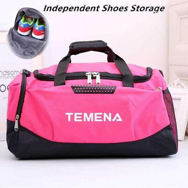 Planet Gates Black New Men Sport Gym Bag Lady Women Fitness Travel Handbag Outdoor Bags with Separate Space For Shoes sac de sport