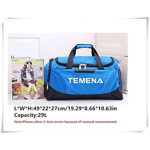 Planet Gates Black New Men Sport Gym Bag Lady Women Fitness Travel Handbag Outdoor Bags with Separate Space For Shoes sac de sport