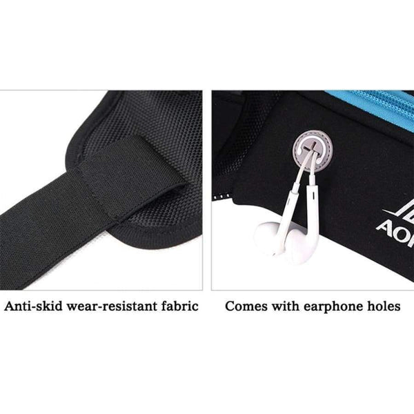 Planet Gates black no bottle Running Waist Pack Outdoor Sports Hiking Racing Gym Fitness Lightweight Hydration Belt Water Bottle Hip Bag