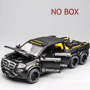 Planet Gates black no box 1:28 Benz X-Class 6*6 Monster Trucks Diecasts & Toy Vehicles Car Model Miniature Scale Model Car Toys Children Collections