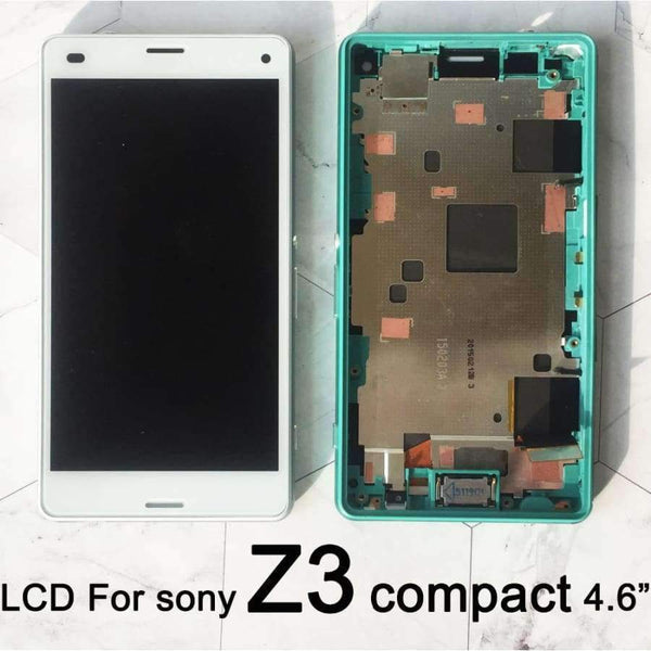 Planet Gates Black-no frame Sony Xperia Z3 Compact lcd D5803 D5833 Touch Screen Display Digitizer Assembly For Sony Z3 Compact mini lcd