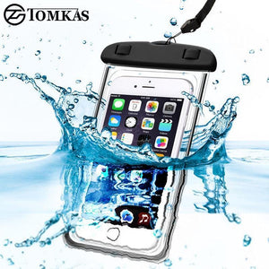 Planet Gates Black No Light Universal Waterproof Case For iPhone 5S 6 6S 7 Plus Samsung Xiaomi Redmi 3s Note 3 4 Pro MI5 Cover WaterProof Pouch Max 6" Phone