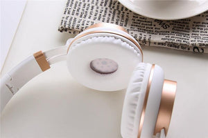 Planet Gates black no package Wired headphones with Mic Portable Foldable On-Ear Headset with Microphone for Phones xiaomi PC MP3 Girls