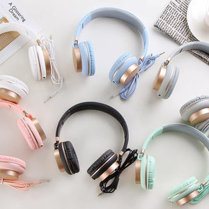 Planet Gates black no package Wired headphones with Mic Portable Foldable On-Ear Headset with Microphone for Phones xiaomi PC MP3 Girls