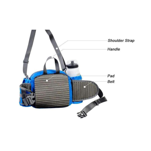 Planet Gates Black Nobottle Multifunctional Sports Bag Phone Waist Bags Outdoor Running Hiking Cycling Big Capacity 6L Money Pouch Sport Accessories