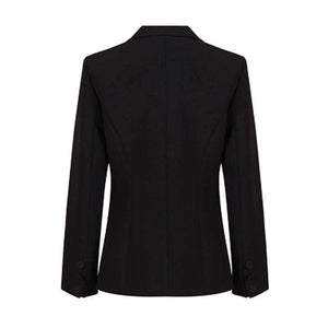 Planet Gates Black Office pants Suit set  Female Casual Slim Elegant Women's Suits Coat V Neck Sexy Chic Set Suit Blazer or pants