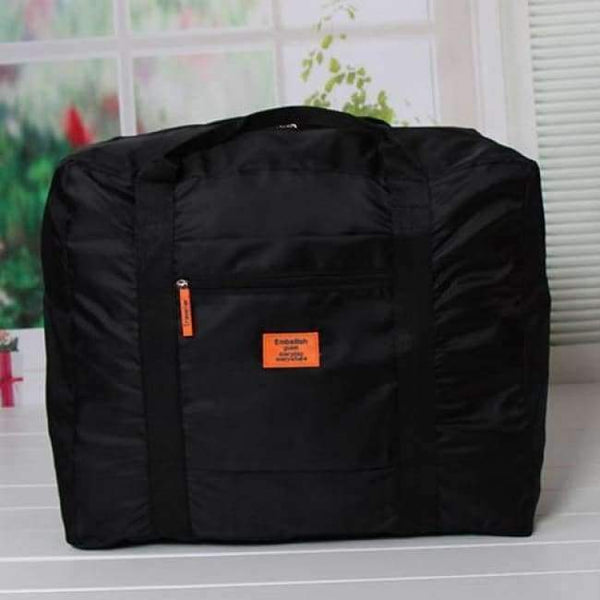 Planet Gates Black OKOKC Fashion WaterProof Travel Bag Large Capacity Bag Women Oxford Folding Bag Unisex Luggage Travel Handbags