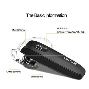 Planet Gates Black One cup Original Sport Wireless Bluetooth Headset Handsfree Earphones Driving Office Stereo Headphones For iPhone XiaoMi Huawei