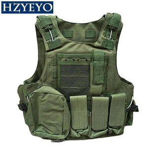 Planet Gates Black / One Size Camouflage Hunting Coat CS Hunting Military Tactical Vest Wargame Body Molle Armor Outdoor Equipment 5 Colors
